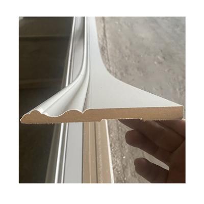 China Contemporary Chinese Manufacturers Skirting MDF Skirting Profile Wall Protector Skirting for sale