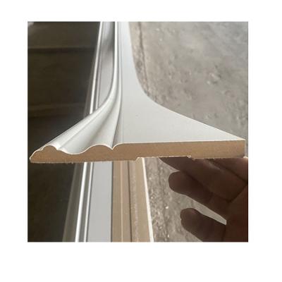 China Contemporary white primed skirting board with appropriate price whosale colonial plinth for sale