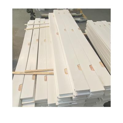 China Modern Wooden Door Architrave Door Frame Primed Door Jamb With Open Hinge Groove for sale