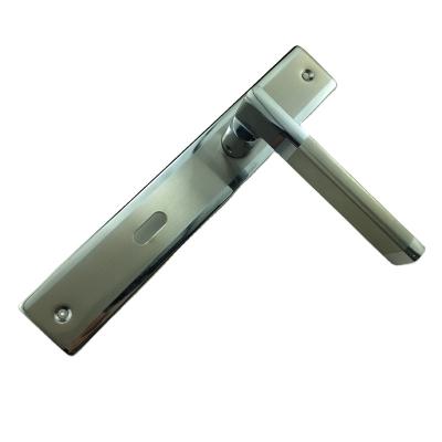 China Modern Modern Iron Recessed Doorknob Hotel Door Handle Lock for sale