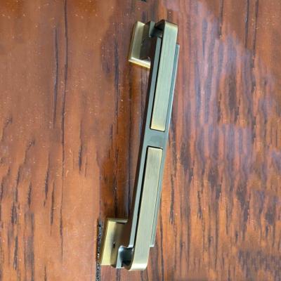 China Modern aluminum lobby door handle security lock for door lock security door handle for sale