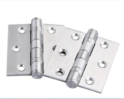 China Stainless Steel Modern Flat Door Hinge SS201 SS304 Hinge Ball Bearing Furniture Door Hardware for sale