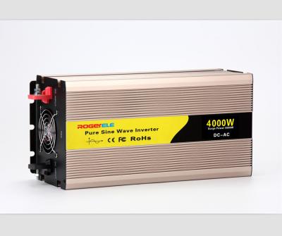 China 4000W/4kw 4000 Watt 12V/24V/48V DC to AC 110V/220V Pure Sine Wave Solar Power Inverter 395x180x130 for sale