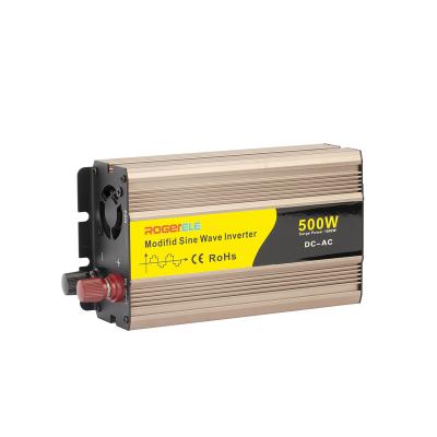 China Aluminum Alloy 500W 12V/24V/48VDC to AC110V/220V Modified Sine Wave Inverter Rem500 for sale