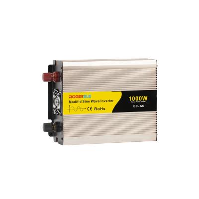 China China 12v 24v 48v dc to ac 220v 1000W solar modified sine wave inverter power inverter 308x135x78 for sale