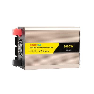 China Aluminum Alloy 12V 24V 48V 110V 220V 3000W AC DC Modified Sine Wave Solar Inverter Rem3000 for sale