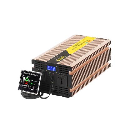 China Home Solar Power System Car Power Inverter DC 12V 24V 48v to AC 220V 230V 240V Solar Pure Sine Wave Inverter 3000w for sale