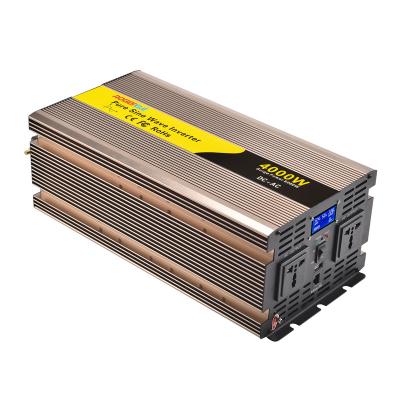 China Aluminum Alloy Factory Directly Supply OEM/ODM 4000W Pure Sine Wave Power Inverter for sale