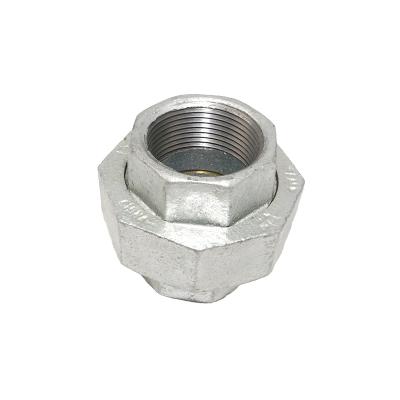 China Union Of M&F Steam Gi Fittings Malleable Iron Pipe Fittings With Male And Female Thread for sale