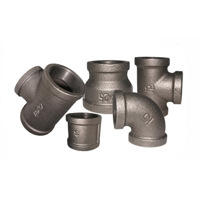 China Water Plumbing Parts Names Threaded Malleable Iron Pipe Fittings Floor Flange Pipes Cast Iron Pipe Fitting for sale