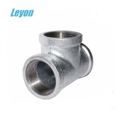 China Iron Tees Banded Malleable Iron Pipe Fittings Gas And Water Pipe Compression Tools Fit Name for sale