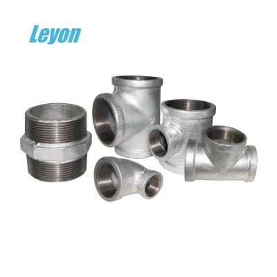 China Iron NPT BSPT Male / Female Threaded Union Malleable Iron Threaded Pipe Fitting for sale