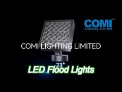 88lm/w dmx512 rdm led flood lights ip66 7000lm with glare shield