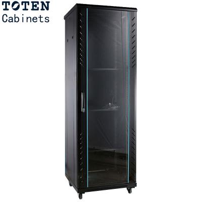 China TOTEN 42u 19 inch sever rack cabinet for networking cabling system network cabinet zu verkaufen