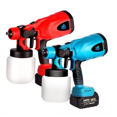 China Online Shopping Affordable Cordless Portable Electric High Pressure Spray Gun Hot Selling Paint Spray Gun Even Spray Paint for sale