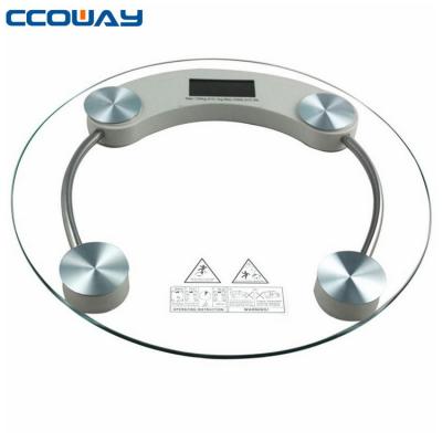 China Keep Fit Body Glass Digital Scale / Human Scale 2.5 - 180kg for sale