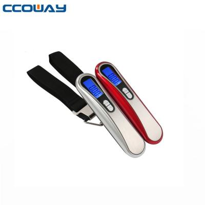 China ABS+metal Cover Style Digital Luggage Scale Travel Scale Metal Cover New and ABS Material 50kg/10g for sale