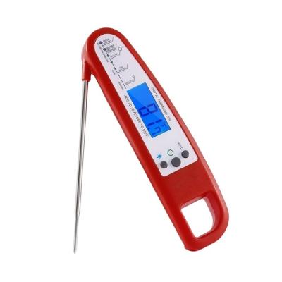 China Folding Digital Cooking Temperature Sensor Food Thermometer Cook Meat Thermometer Good Calibration 154*32*20mm for sale