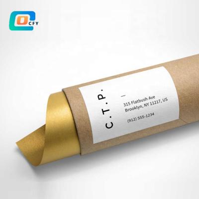 China CFY Biodegradable Factory Poster Package Packaging Paper Tube Cardboard Tubes High Quality Biodegradable Custom Logo for sale