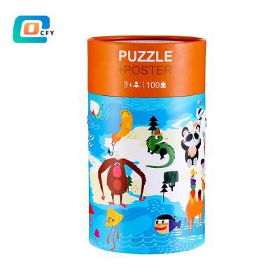 China 2021 New Design Sublimation Customized Customized 1000 Puzzle New Design Biodegradable Jigsaw Puzzles For Kids Puzzles Paper Tubes for sale