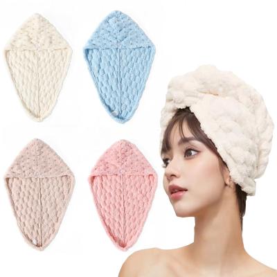 China Factory Direct Microfiber Magical Spa Hair Turban Microfiber Drying Hair Quick Dry Towel for sale