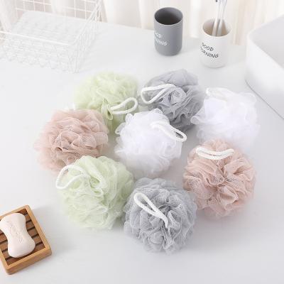 China All Natural PE Mesh Body Shower Loofah Blast Bath Sponge Loofah Exfoliating Bath Sponge for sale