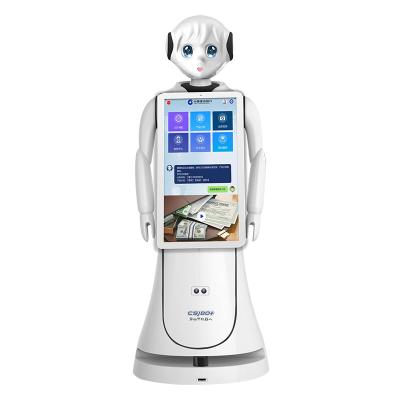 China Smart Shopping Mall Humanoid Security Shopping Robot Smart Welcome Waiter Waitress for sale