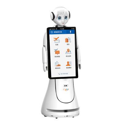 China Hotel Room Service Humanoid Hotel Concierge Service Robot With Artificial Intelligence for sale