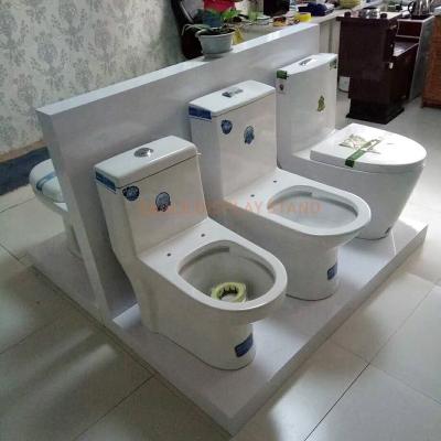 China Eco-friendly / durable hot selling bathroom toilet display component rack / toilet display for sale for sale