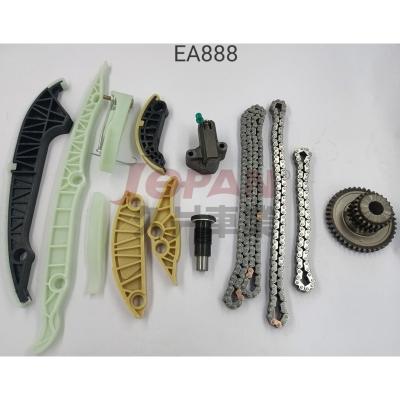 China Suitable for EA888 engine car engine high quality timing chain sets for EA888 engine BYJ/CEA/CGM/CBL/CAD/CCZ/CCU/CDZ CUJ OE JPVW-002-C13 for sale