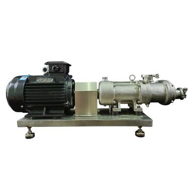 China Food grade wholesale high pressure self-priming pump high purity ointment high efficiency ss304/316L twin screw pumping device for sale