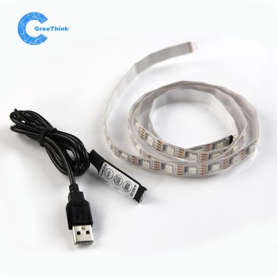 China Theme Park+LANDSCAPE Smd5050 Ip65 Flex Led Strips Usb Interface Led TV Light For Backlight Diy Decoration Light for sale