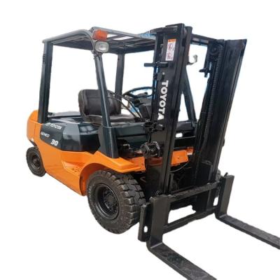 China Building material stores Toyota forklifts 3.5 ton 3t 2.5t 2t 1.5t used japan toyota forklift 8fd30 7fd30 diesel forklift price for sale