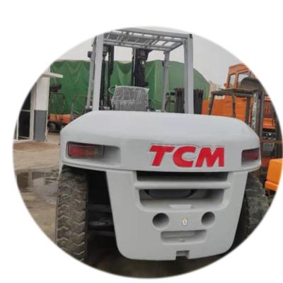 China Used High Efficiency Forklift TCM Load Capacity 10ton 15ton Forklift With Side Shift Cheap Price for sale