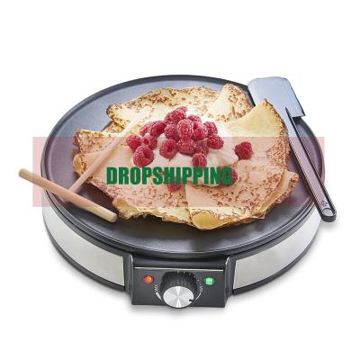 China Amazon Easy Operation Top Selling Adjustable Temperature Portable Non Stick Pancake Maker for sale