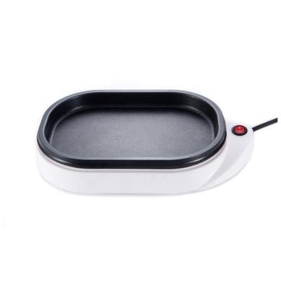 China Smokeless Electric Grill Non Stick / Smokeless Mini Aluminum Plate Non Stick Home Use With Handle for sale