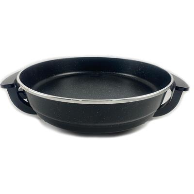 China Hot Selling Thick Frying Pan Induction Fry Pan Home Easy Cleaning Aluminum Electric Cooking Pan for sale