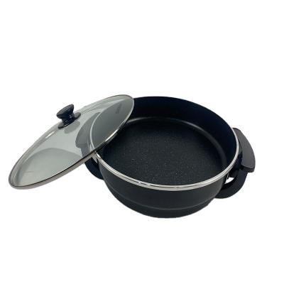 China Hot Commercial Kitchen Ware Frying Pan Ceramic Coating Easy Clean Nonstick Frying Pan for sale