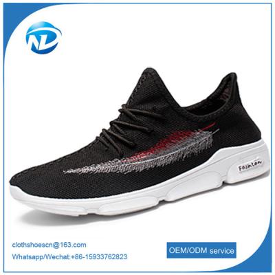 China Running Shoes Sports Shoes For Couples Textile Fabric Upper PVC Outsole Shoes for sale