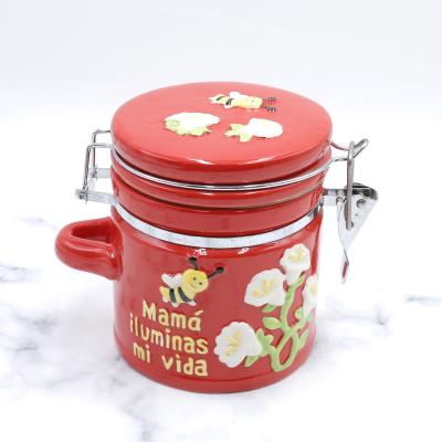 China Best Selling Promotional Mother's Day Gift Tableware Storage Food Seal Jar Wholesale for sale