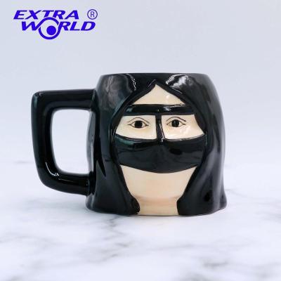 China Viable Custom Made Ceramic Mug Abu Dhabi Souvenir Handmade Mug Supplier in Dubai Manufacturer for sale