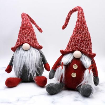 China Perfect Elf Indoor Handmade Elf Christmas Holiday Plush Decoration Decoration Home Ornaments for sale