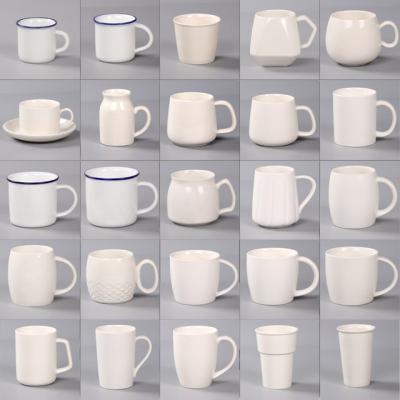 China Sustainable Competitive Price Universal Various Colored Shaped Ceramic Coffee Mugs With Decal for sale