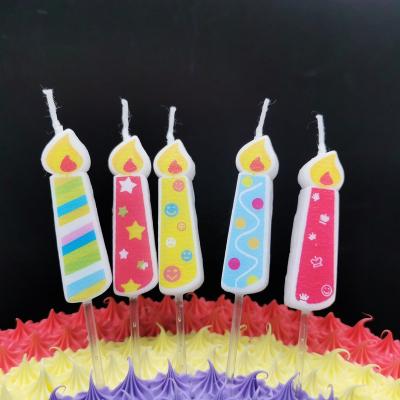 China 2020 New Factory Professional Design Hotel Candles Candle Shape Birthday Cake Decoration Burning Candles Set For Party for sale