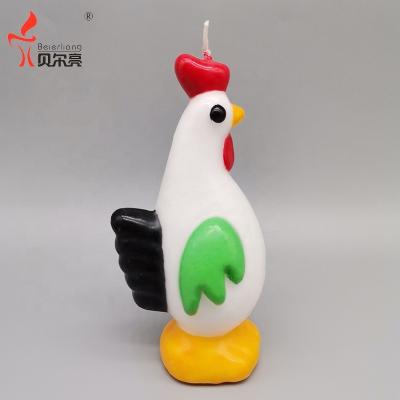 China 2020 Professional Design Hotel Candles Factory New Design Rooster Shape Home Decoration EasterCandles Party for sale