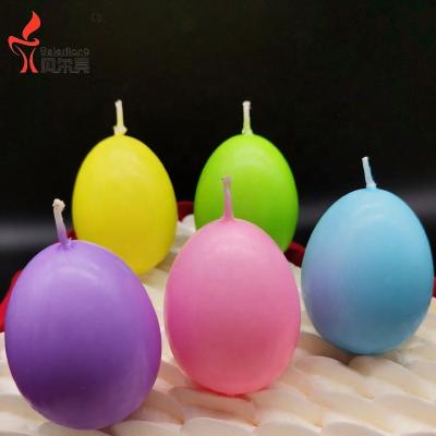 China 2020 New Design Hotel Home Decoration Egg Candles For Easter Day for sale