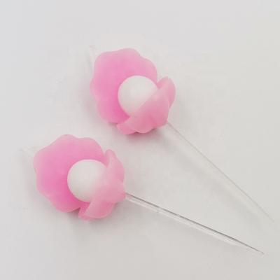 China None of the Dripping 2020 New Design Pearl Shape High Quality Birthday Cake Topper Decoration Candles For Non Smoking Parties and for sale