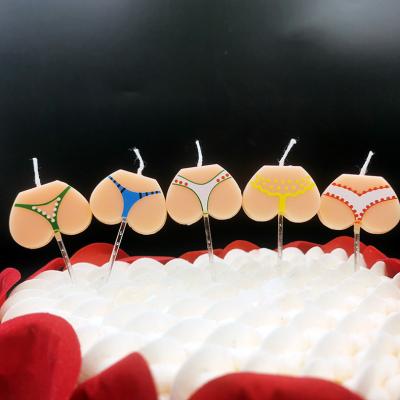 China No Drip Sexy Bikini Shape No Birthday Cake Decorative Candles For Parties / China Factory Custom High Quality Birthday Candles for sale