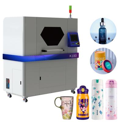 China Garment Shop Chenchu ​​Professional Ultra High Speed ​​Round UV Bottle Printer With 3-4 Heads Water Bottle Cup Jar for sale