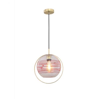 China Modern Home Lighting E27 Glass Bubble Indoor Classic Ball Led Ceiling Pendant Lamp for sale